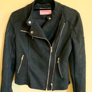 Moro jacket , black suede , Ds